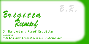 brigitta rumpf business card
